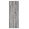 vidaXL Armoires murales 2 pcs sonoma gris bois d'ing&eacute;nierie