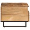 vidaXL Table basse 80x55x40 cm bois de manguier massif brut