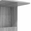 vidaXL Table d'appoint Gris Sonoma 40 x 35 x 60 cm Bois d'ing&eacute;nierie