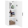 vidaXL Armoire murale blanc 34,5x34x90 cm