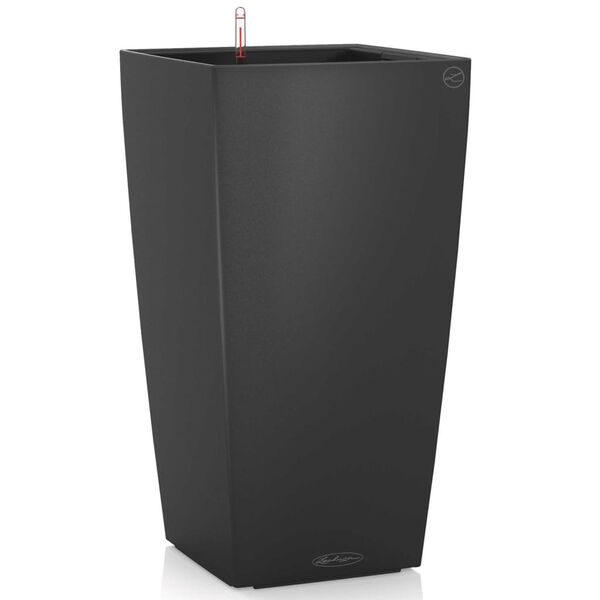 LECHUZA Jardini&egrave;re Cubico Color 40 ALL-IN-ONE ardoise 13158