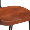 vidaXL Tabourets de bar lot de 2 49x43x88 cm bois de manguier massif