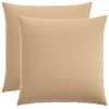 vidaXL Coussin avec oreiller HEERLEN 2 pc Cr&egrave;me Tissu