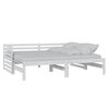 vidaXL Lit coulissant sans matelas blanc 2x(90x200) cm