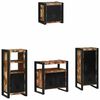 vidaXL Ensemble de mobilier de salle de bain 4 pcs Bois Recyclé Solide