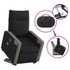 vidaXL Fauteuil de massage inclinable Noir Tissu