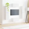vidaXL Ensemble meuble TV 6 pcs Blanc Bois d'ing&eacute;nierie