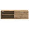 vidaXL Cabinet en Bois avec tiroir Ch&ecirc;ne artisanal 100,5 x 39 x 30 cm