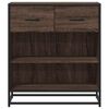vidaXL Buffet ch&ecirc;ne marron 68x35x76 cm bois d'ing&eacute;nierie