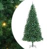 vidaXL Sapin de No&euml;l artificiel Vert 300 cm PVC, m&eacute;tal et plastique