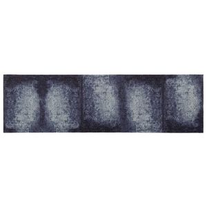 vidaXL Tapis de Cuisine Ombre bleue 150 x 45 cm 100% Polyamide Lavable