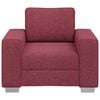 vidaXL Canap&eacute; Bordeaux 100 x 80 x 82 cm tissu