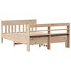 vidaXL Cadre de lit sans matelas 120x190 cm bois de pin massif
