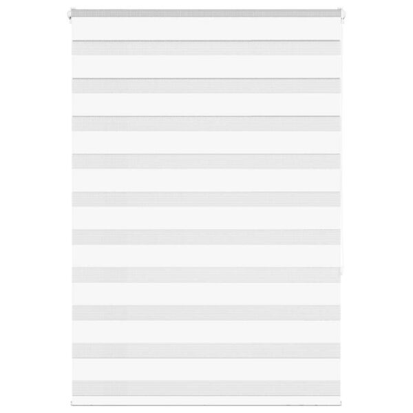 vidaXL Store z&egrave;bre blanc 110x150 cm largeur du tissu 105,9cm polyester