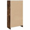 vidaXL Bibliothèque chêne fumé 57x28,5x107,5 cm bois d'ingénierie