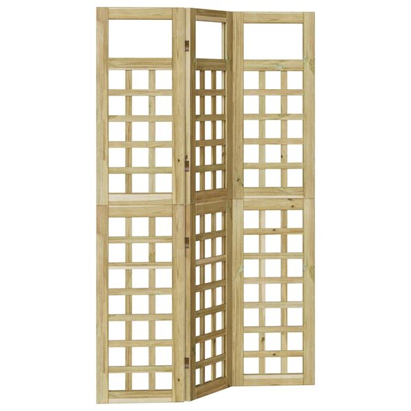 vidaXL Écran d'intimité extérieur Marron 120 x 180 cm Pin imprégné