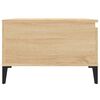 vidaXL Table basse chêne sonoma 55x55x36,5 cm bois d'ingénierie