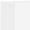 vidaXL Unit&eacute;s murales TV 5 pcs blanc bois d'ing&eacute;nierie