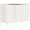 vidaXL Buffet blanc 101,5x39x73,5 cm acier lamin&eacute; &agrave; froid