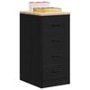 vidaXL Armoire de rangement de garage noir 40x51x85 cm bois de pin