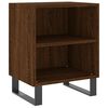vidaXL Tables de chevet 2pcs chêne marron 40x30x50cm bois d'ingénierie