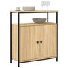 vidaXL Buffet Ch&ecirc;ne Sonoma 70x30x80 cm Bois d'ing&eacute;nierie