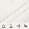 vidaXL Voile d'ombrage 160 g/m² Blanc 3x6 m PEHD