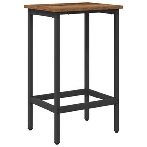 vidaXL Tabouret de bar Bois ancien 40 x 32 x 64 cm Bois d'ing&eacute;nierie