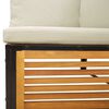 vidaXL Salon de jardin avec coussins 9 pcs bois massif d'acacia