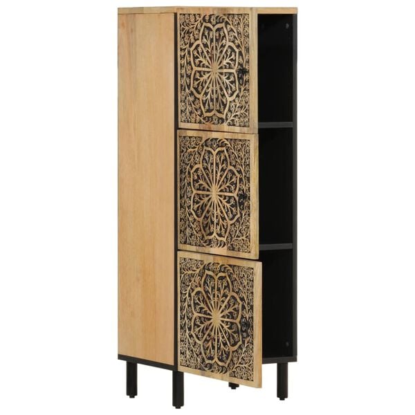 vidaXL Armoire latérale 40x33x110 cm bois massif de manguier