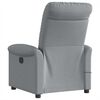vidaXL Fauteuil de massage inclinable Gris clair Tissu
