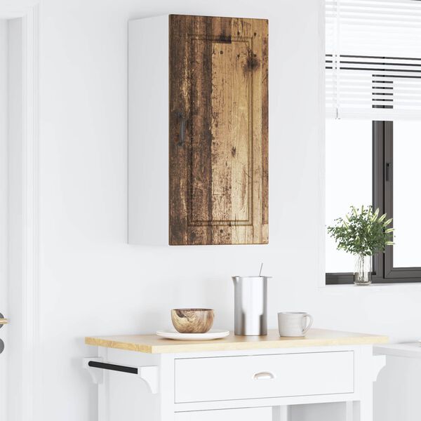 vidaXL Armoire de cuisine avec &eacute;tag&egrave;re Bois ancien 40 x 31 x 80 cm