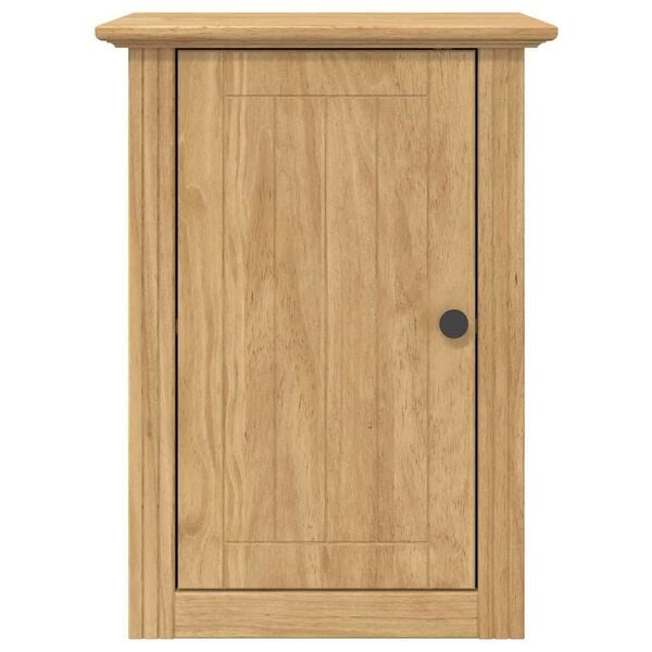 vidaXL Armoire murale de salle de bain avec stockage BODO Marron miel