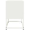 vidaXL Meuble TV blanc 68x39x60,5 cm acier