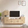 vidaXL Ensemble de meubles TV 5 pcs Ch&ecirc;ne sonoma Bois d'ing&eacute;nierie