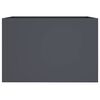vidaXL Jardinière anthracite 62x40x39 cm acier
