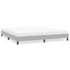 vidaXL Cadre de lit sans matelas gris clair 200x210 cm velours