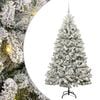 vidaXL Sapin de No&euml;l artificiel 180 cm 300 LED Blanc chaud