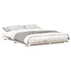 vidaXL Cadre de lit Blanc 140 x 200 cm Pin massif