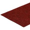 vidaXL Tapis d'escalier autocollants 15 pièces 60 x 25 cm Rouge bordeaux Rectangulaire