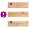 vidaXL Marches d'escalier 4 pcs non trait&eacute; 90x25x2cm bois ch&ecirc;ne massif