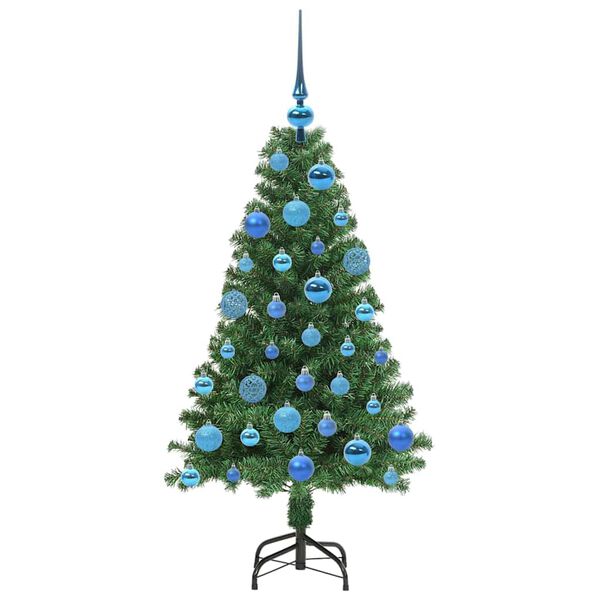 vidaXL Sapin de No&euml;l artificiel Vert 120 cm PVC, Acier et Plastique