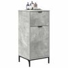 vidaXL Cabinet de salle de bain Gris b&eacute;ton 39,5 x 36 x 88 cm