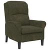 vidaXL fauteuil Vert arm&eacute;e Simili cuir