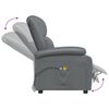 vidaXL Fauteuil de massage électrique Anthracite Similicuir