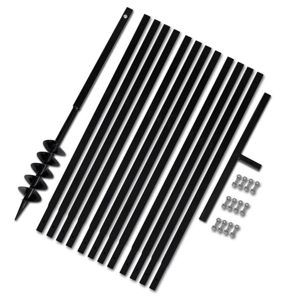 Bêche et tarière manuelle 100 mm Avec Rallonge mèche tarière 13 m