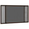 vidaXL Moustiquaire extensible pour fenêtres Marron (100-193)x75 cm