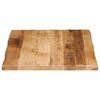 vidaXL Dessus de table bord vivant 70x60x3,8 cm bois de manguier brut