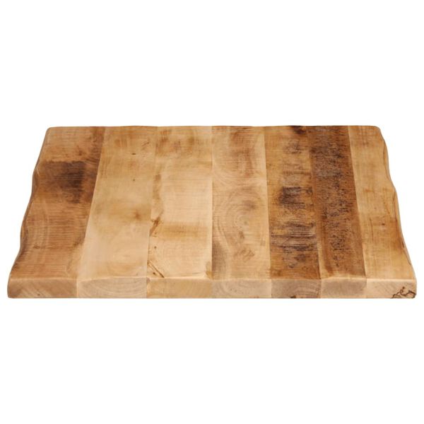 vidaXL Dessus de table bord vivant 70x60x3,8 cm bois de manguier brut