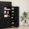 vidaXL Haut Armoire Chêne noir 40 x 42,5 x 185 cm Bois d'ingénierie